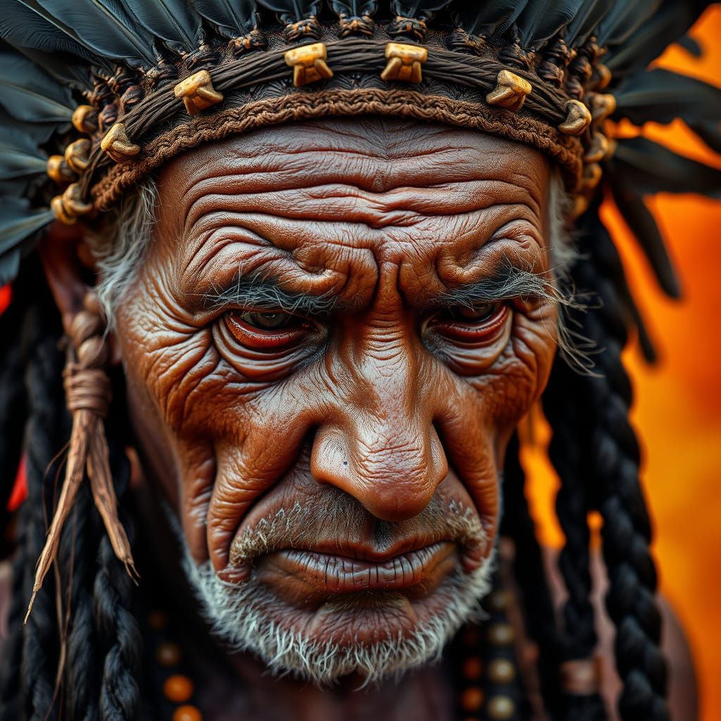 Wisdom in the Eyes of a Native Elder