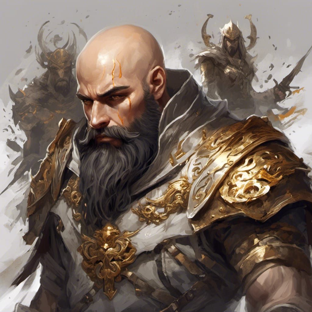 Templar Knight Elias in Immaculate White Armor