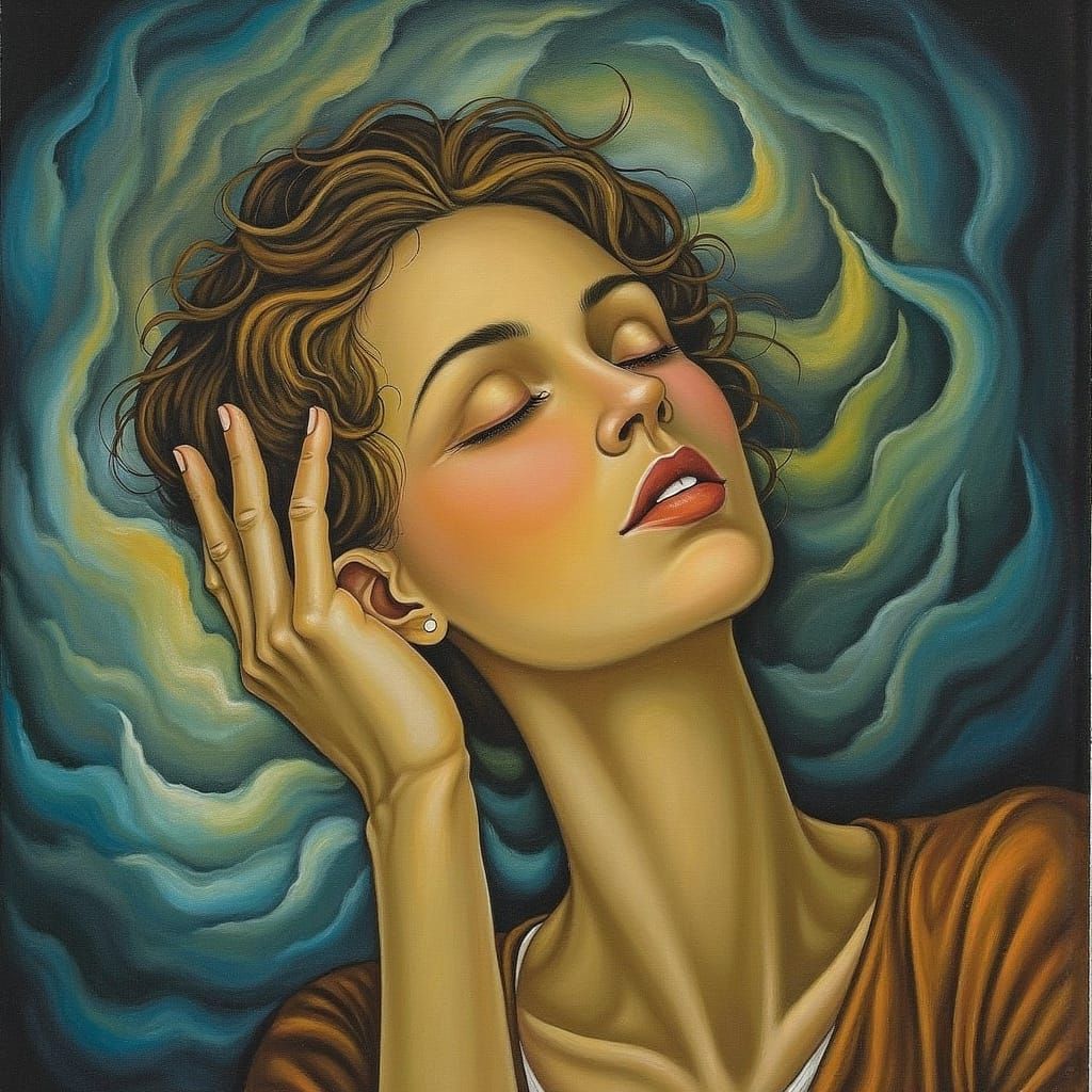 Dreamy Slumber: A Surreal Journey into Sleep