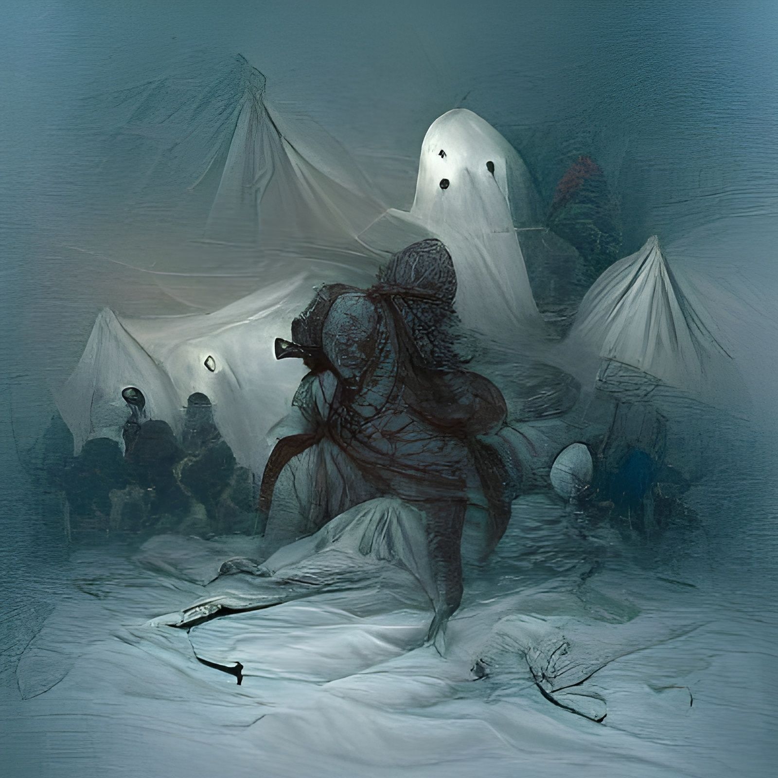 Eerie Ghost Terrorizes Antarctic Base in Blizzard