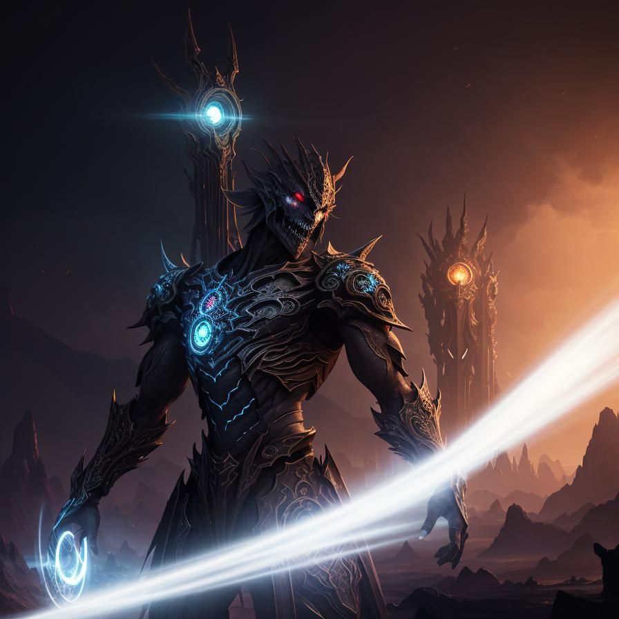 Trans-dimensional Archons Harvesting Energy: Concept Art