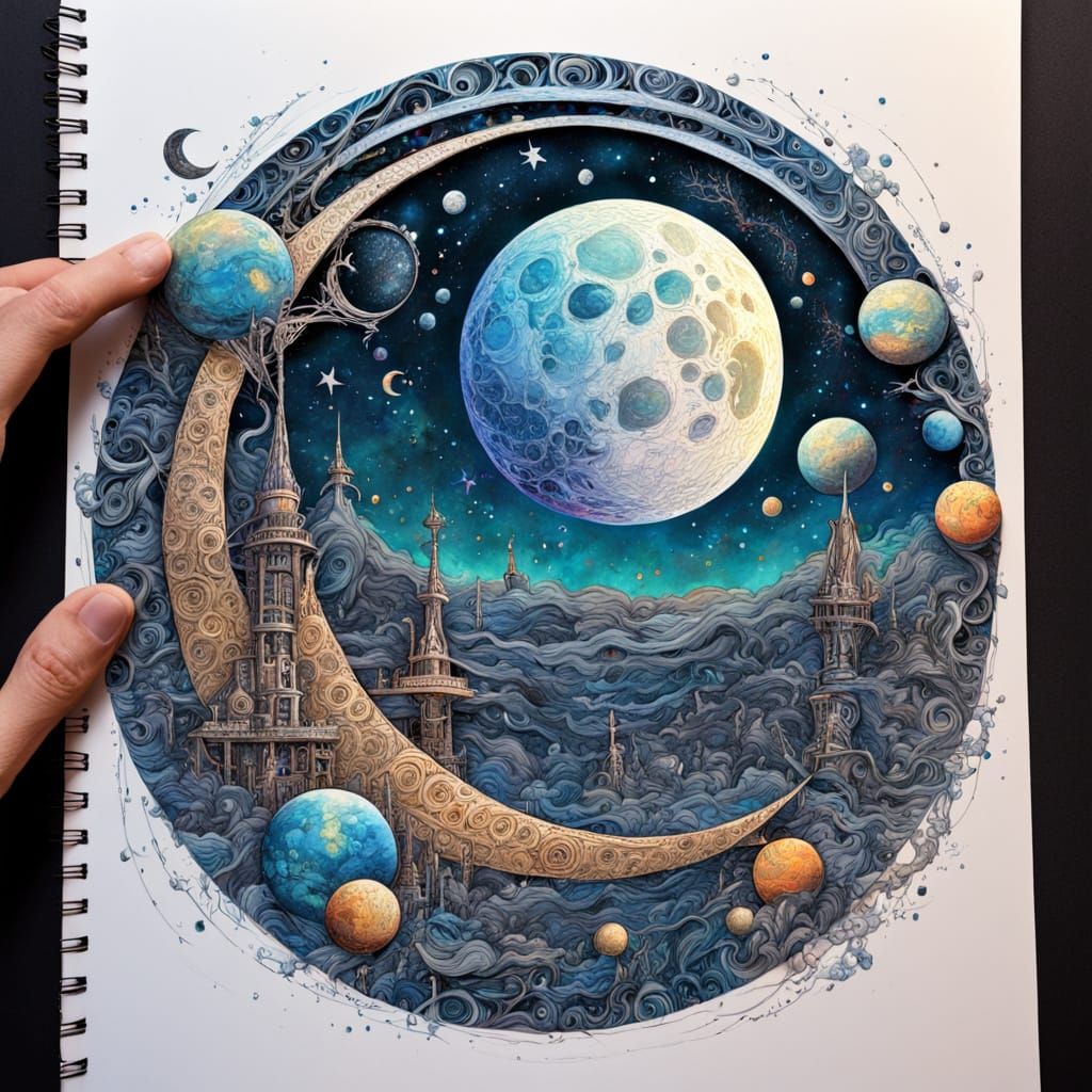 Cosmic Horror in 8K Holographic Aesthetic