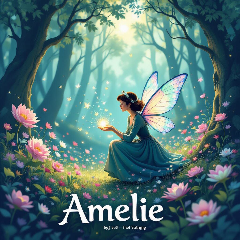 Amelie as Forest Spirit in Surreal Enchanted Woods