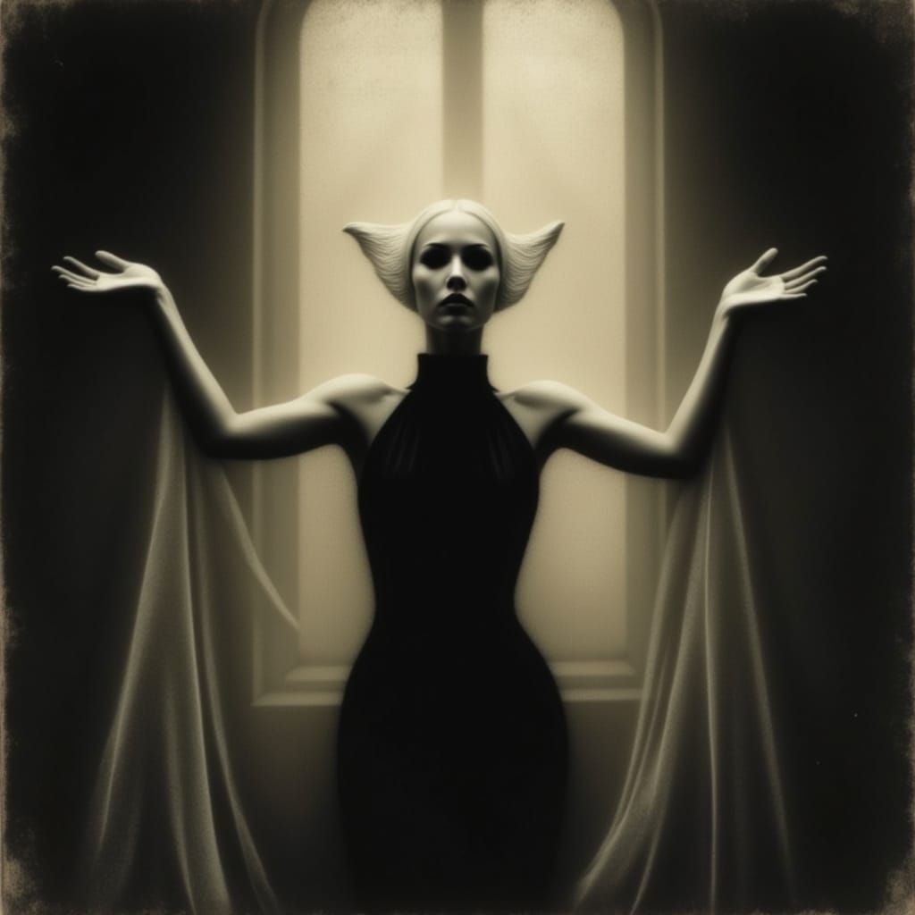 Optical Illusion of a Man's Eye in Magnetic Flux