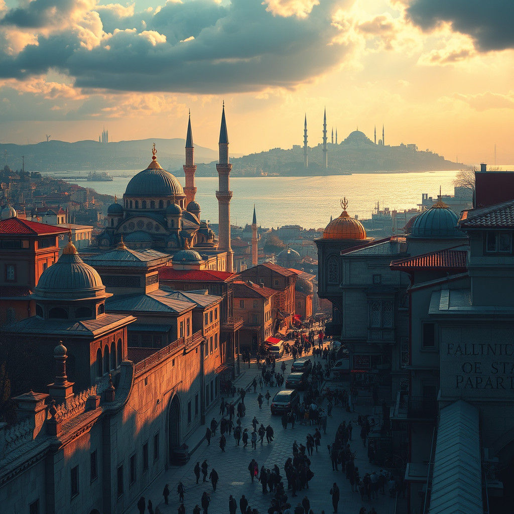Dreamlike Istanbul: Ottoman Meets Modern in Digital Art