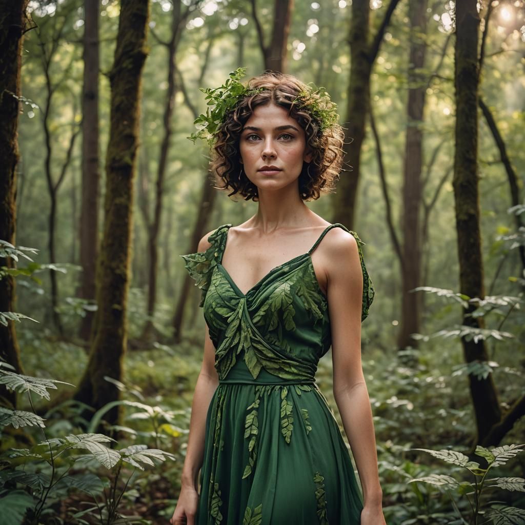 Greek Goddess Gaia as Mother Earth