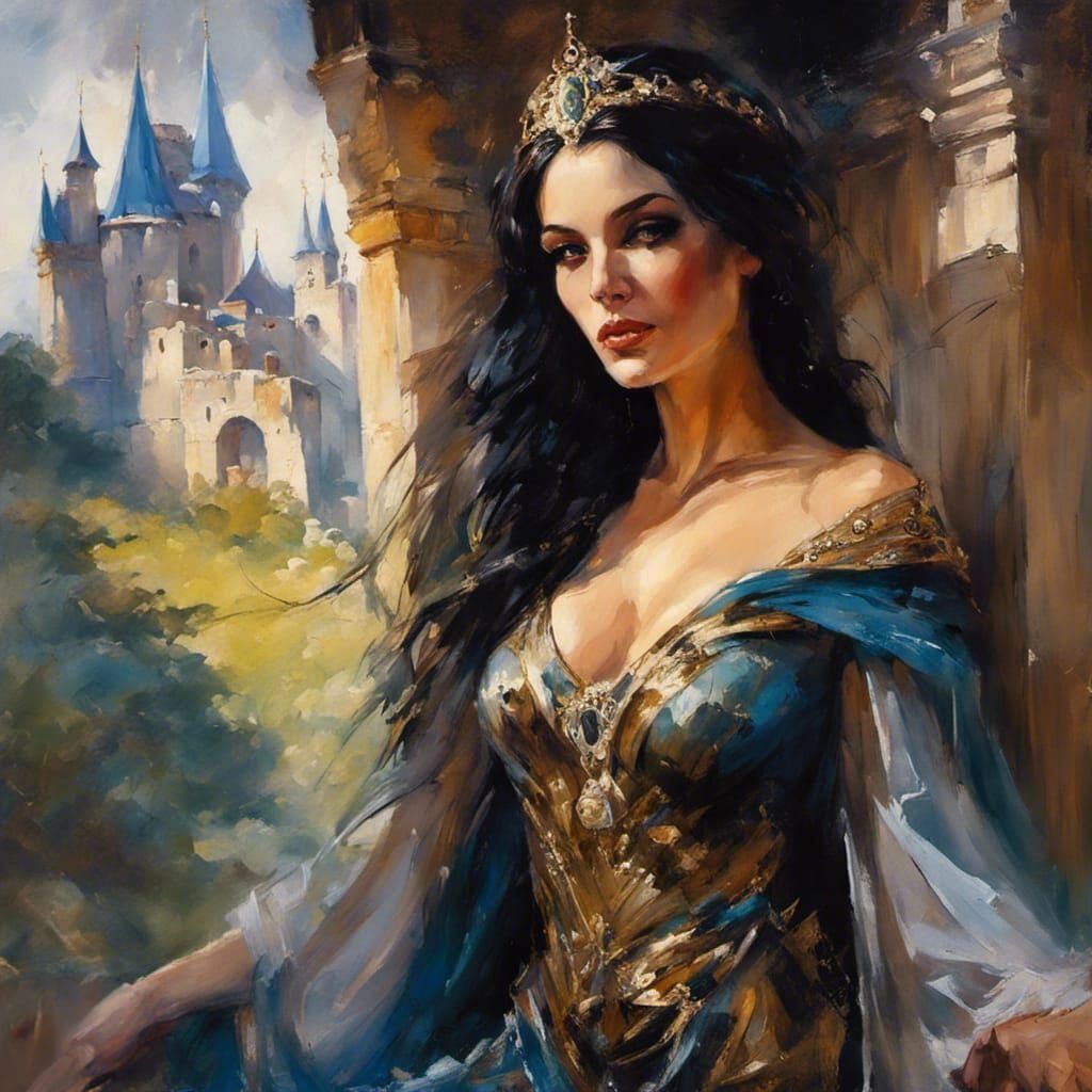 AI-Generated Blended Background Effect