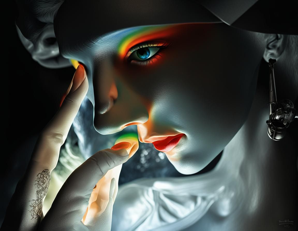 Tommy Danger Man and Ms Zing: Hyperdetailed Photography