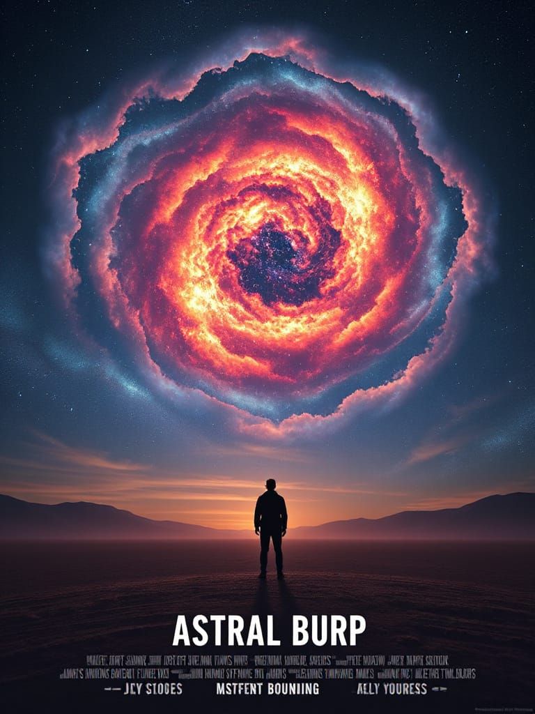 Epic Nebula Scene on Alien Planet