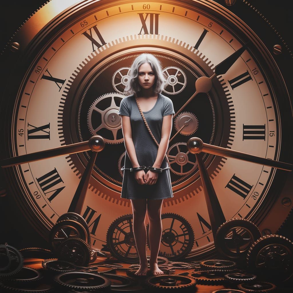 Timeless Elegance Trapped in Clockwork