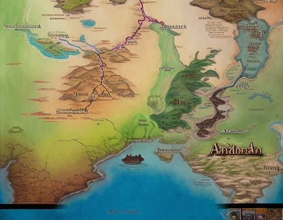 Fantasy Landscape of Andoran in 1:24 Scale
