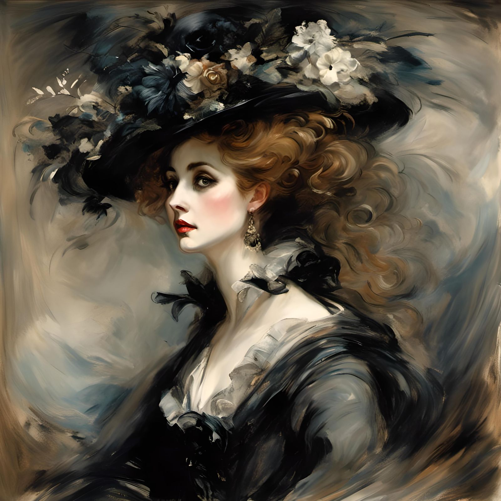 Haunting Portrait of 18th Century Madhouse Resident