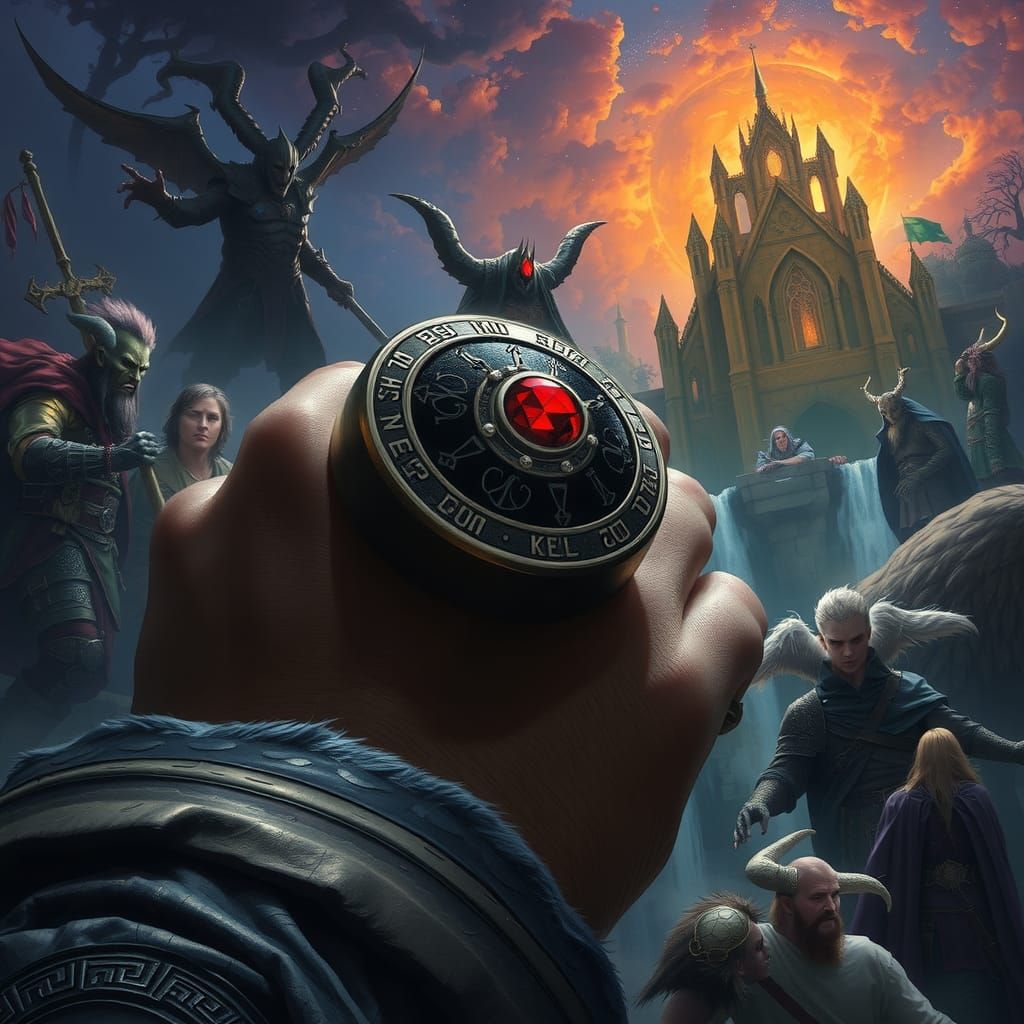 Otherworldly King's Ring in Dark Fantasy Realm