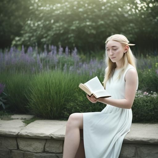 Saoirse Ronan as an Elf Reading