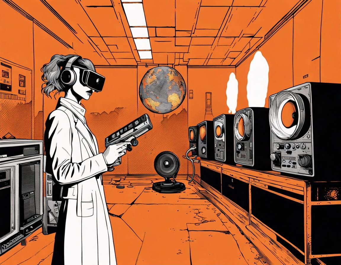 Cyberpunk Mobsters in Tropical Ruin