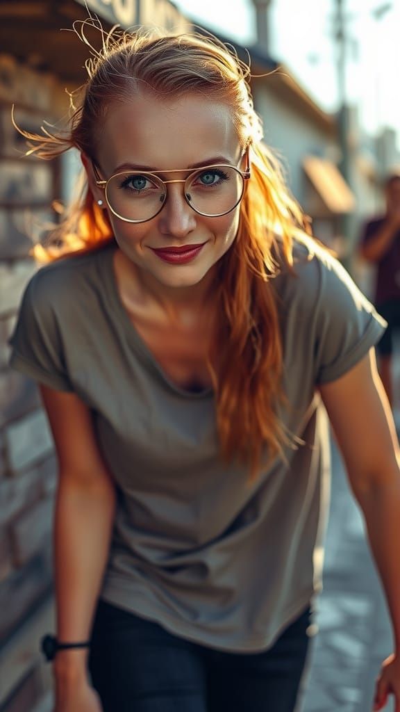 Sultry Morning Portrait in Digital Photography Style