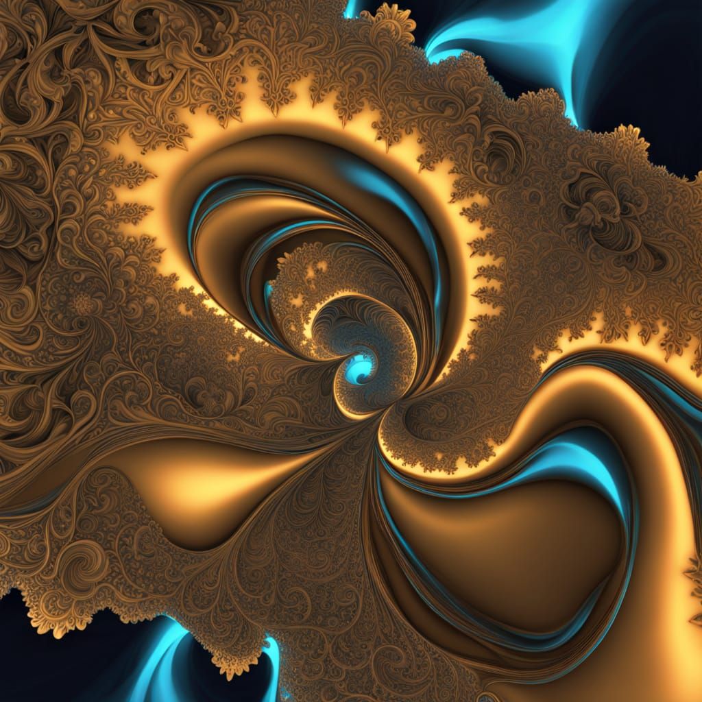 Psychedelic Mandelbrot Fractal World: A God Fractal