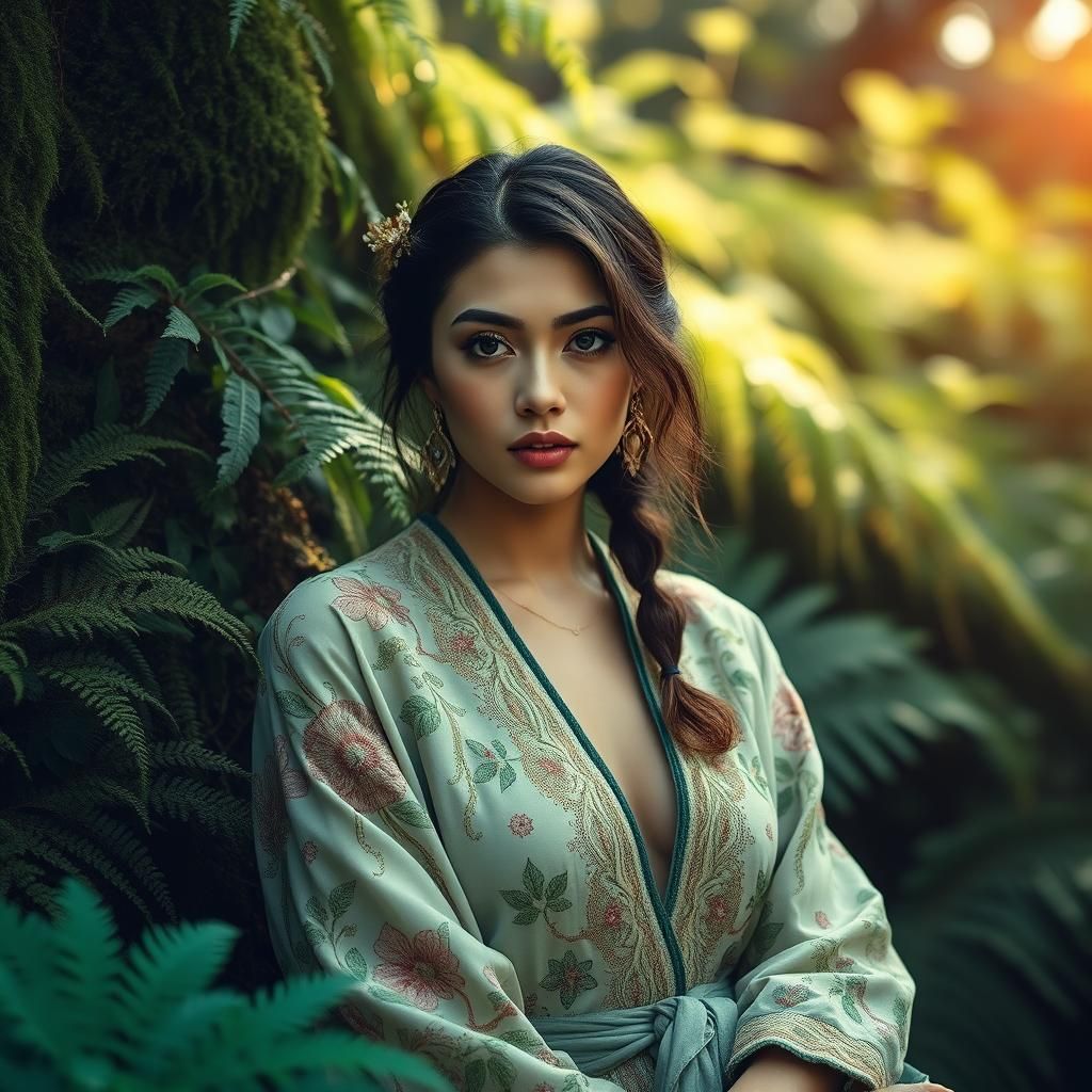 Eco-Lusso Selvaggio Fashion in Dreamy Environmental Art