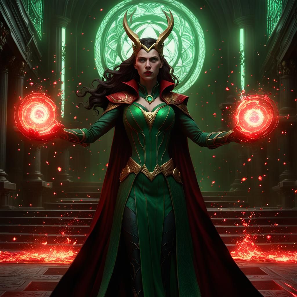 Lady Loki the Scarlet Supreme Witch