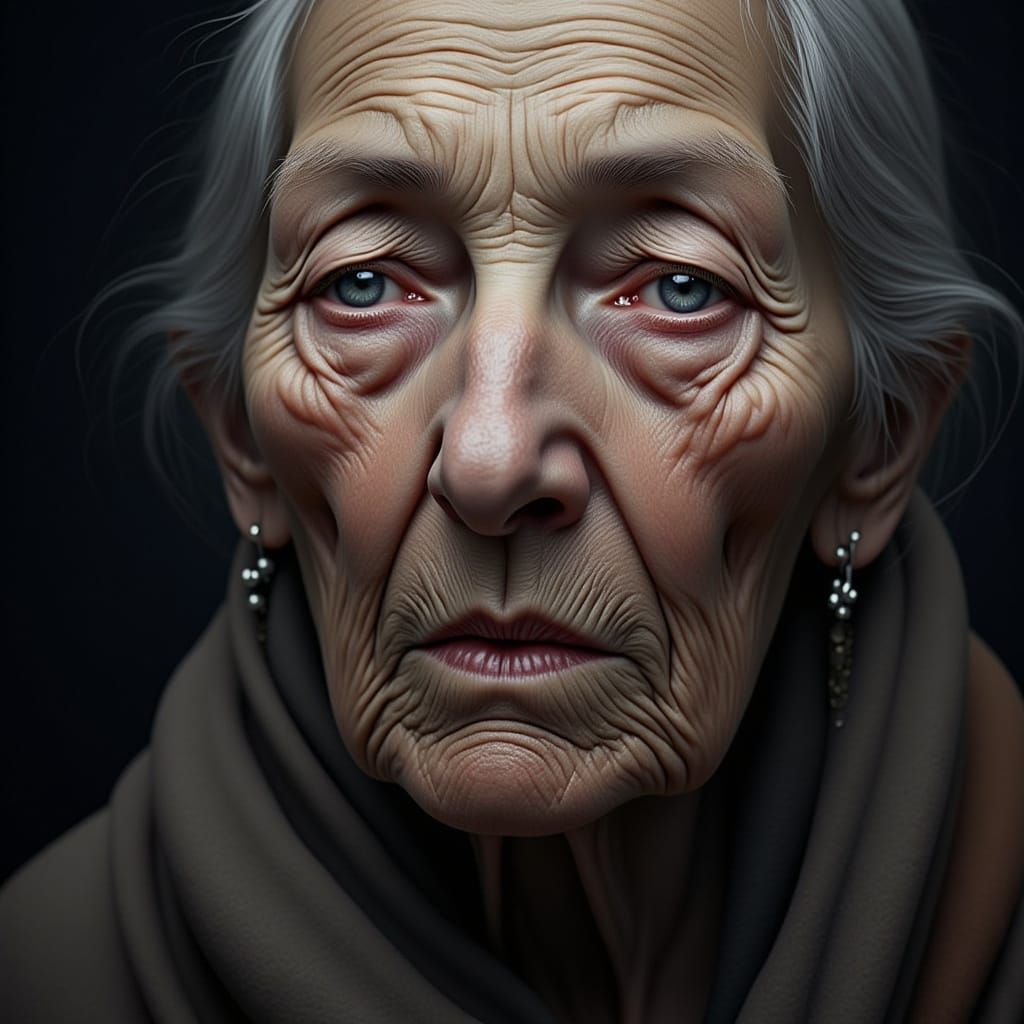 Ancient Crone in Twilight