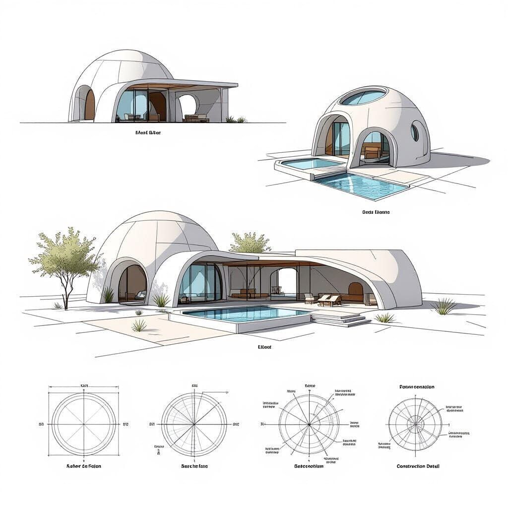 SuperAdobe Project: Ecological Biopool Architecture