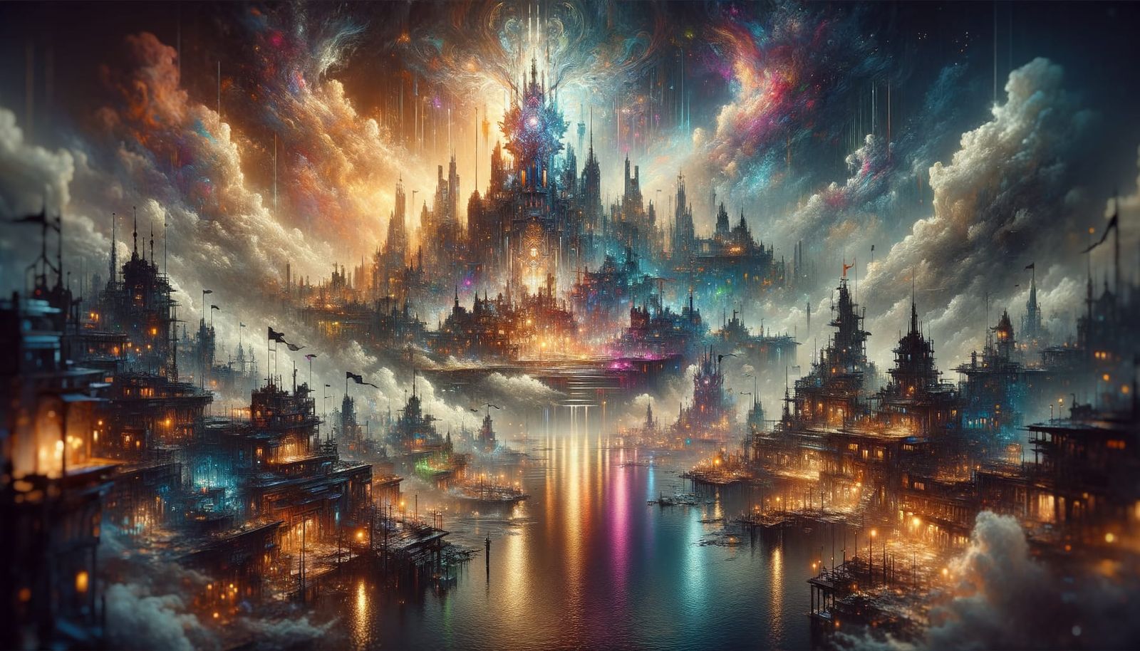 Fantasy City Slums Battlemap in 8k Resolution