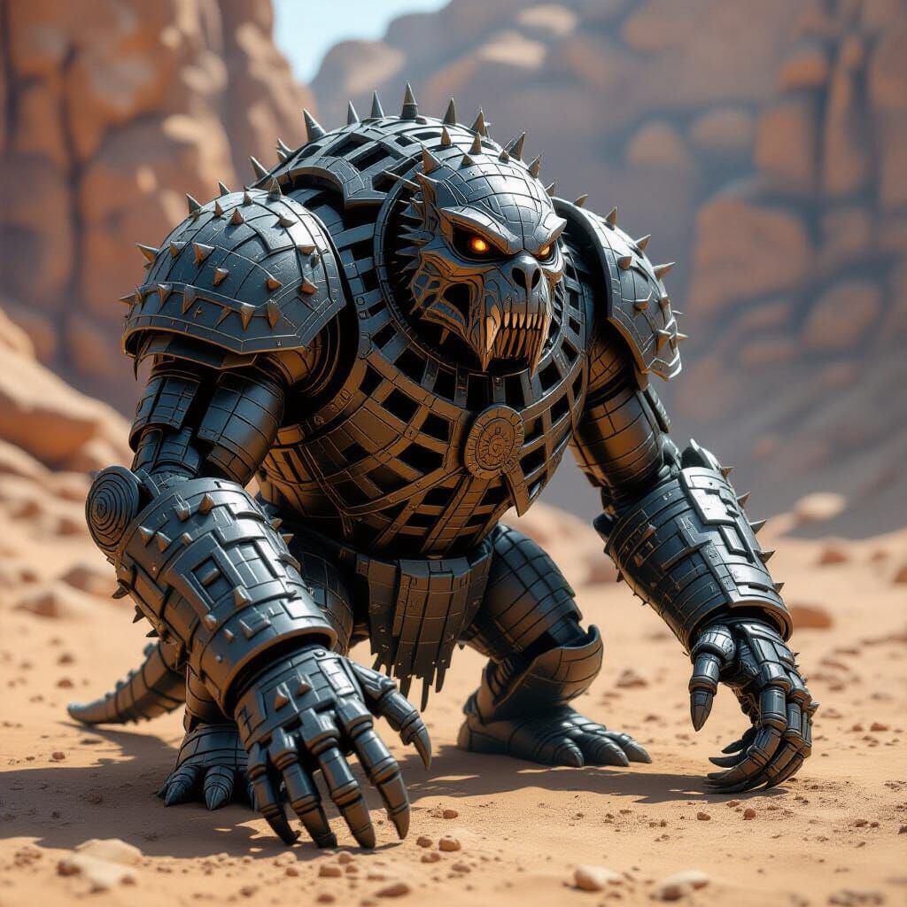 Prehistoric Ossified Lattice Armored Computer