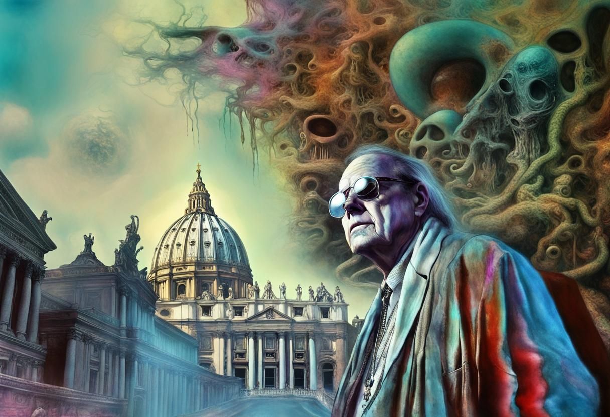 Surreal Vatican Fantasy Inspired by the Masters