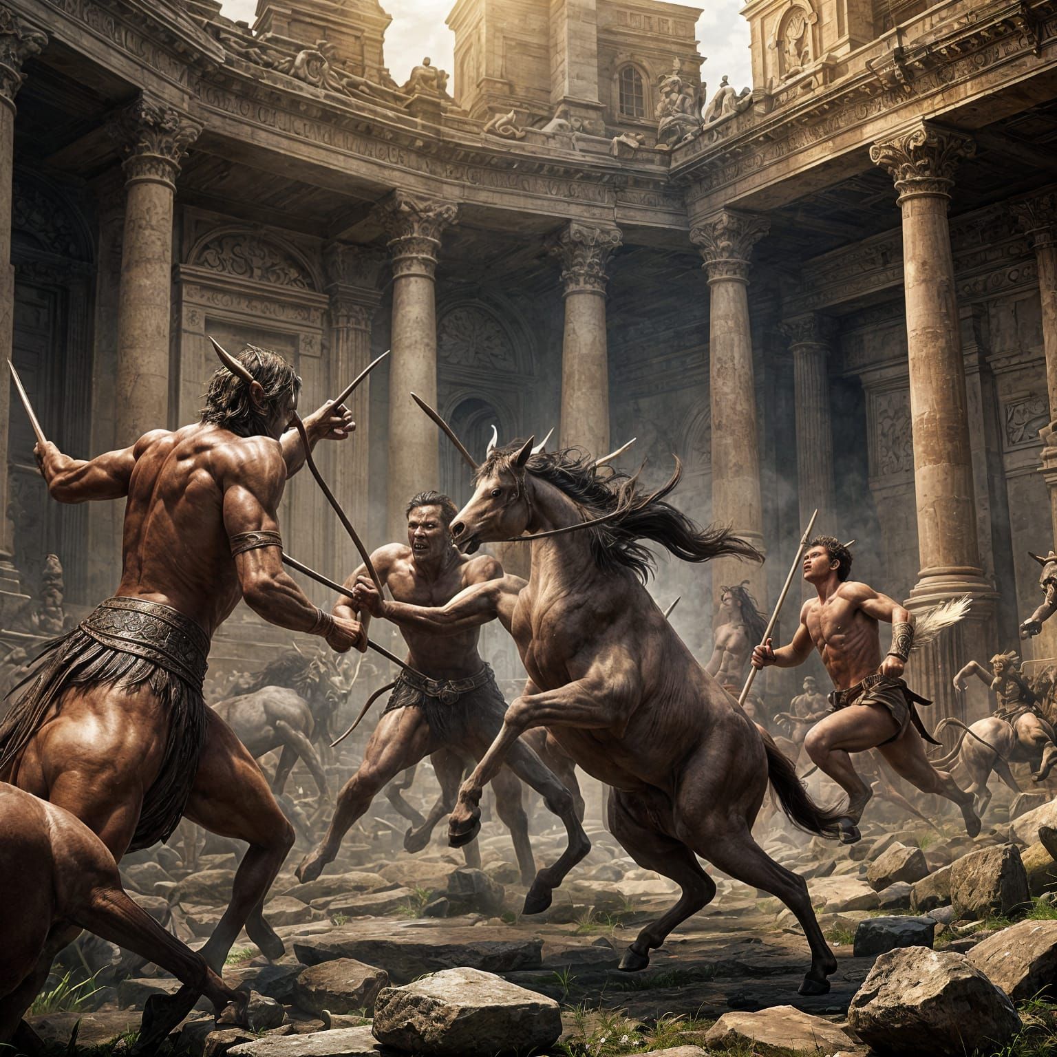 Fighting centaur