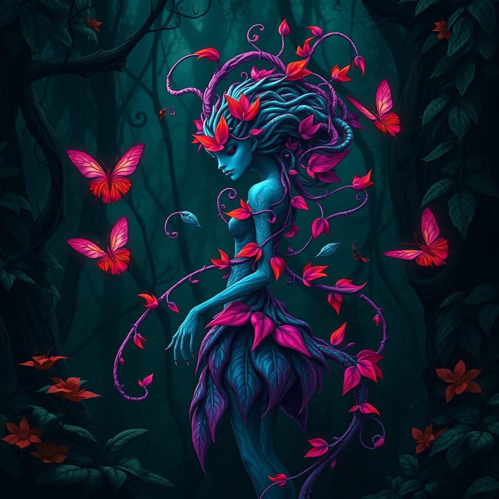 Azelya Nocturne - 
Ancient dryadic deity said to walk in dre...