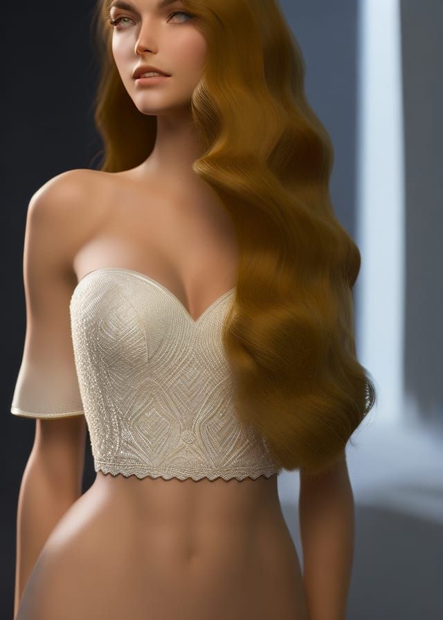 Detailed Portrait with Dynamic Lighting and Art Nouveau Flai...