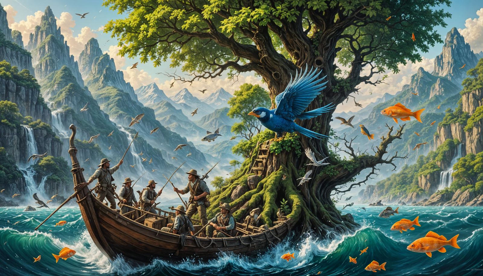 Painting Conveys the Idea of Artistic Freedom