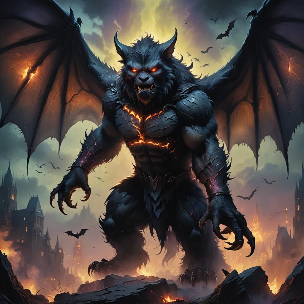 Hulking Creature Gently Grasps Delicate Object