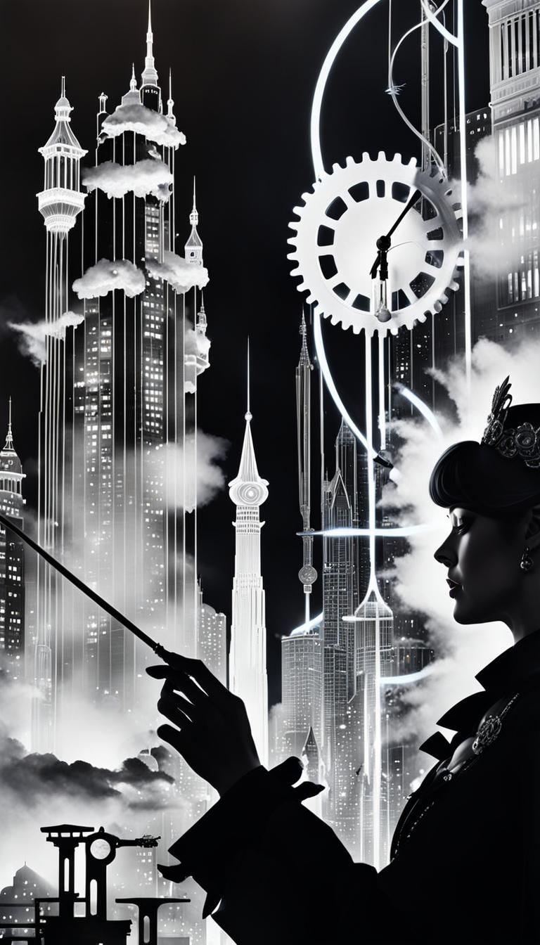 Fantasy Tarot card,  entitled The  Fairy Godmother