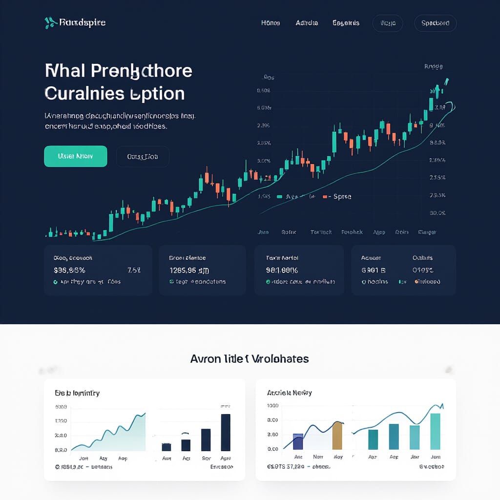 Fundspire Axivon: Modern Financial Trading UI Design