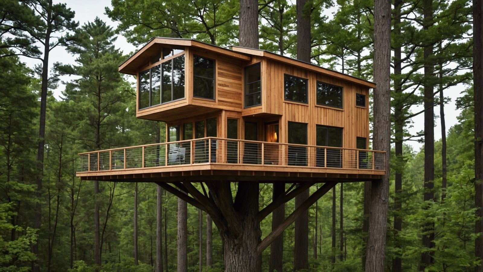 Aesthetic Modern Treehouse Architecture Design