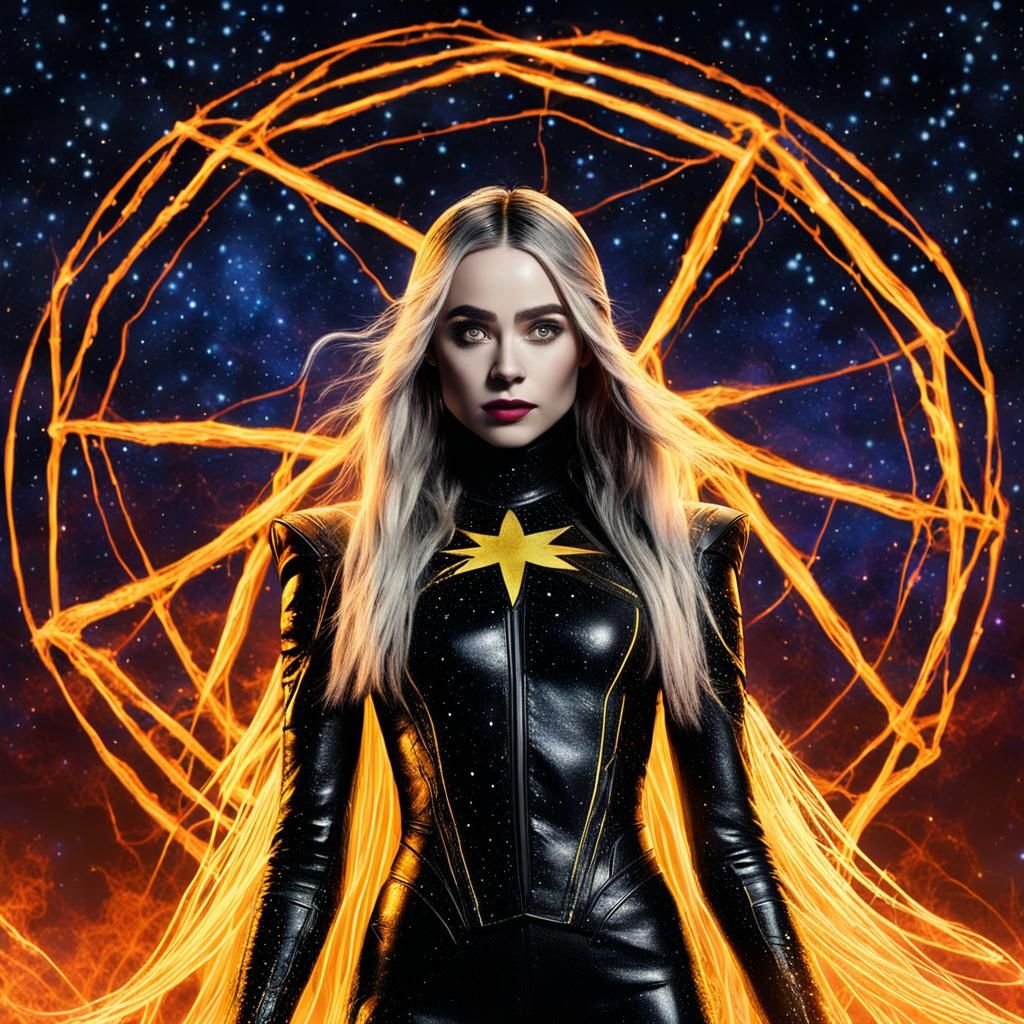 Sabrina Carpenter as Magik in Starry Inferno
