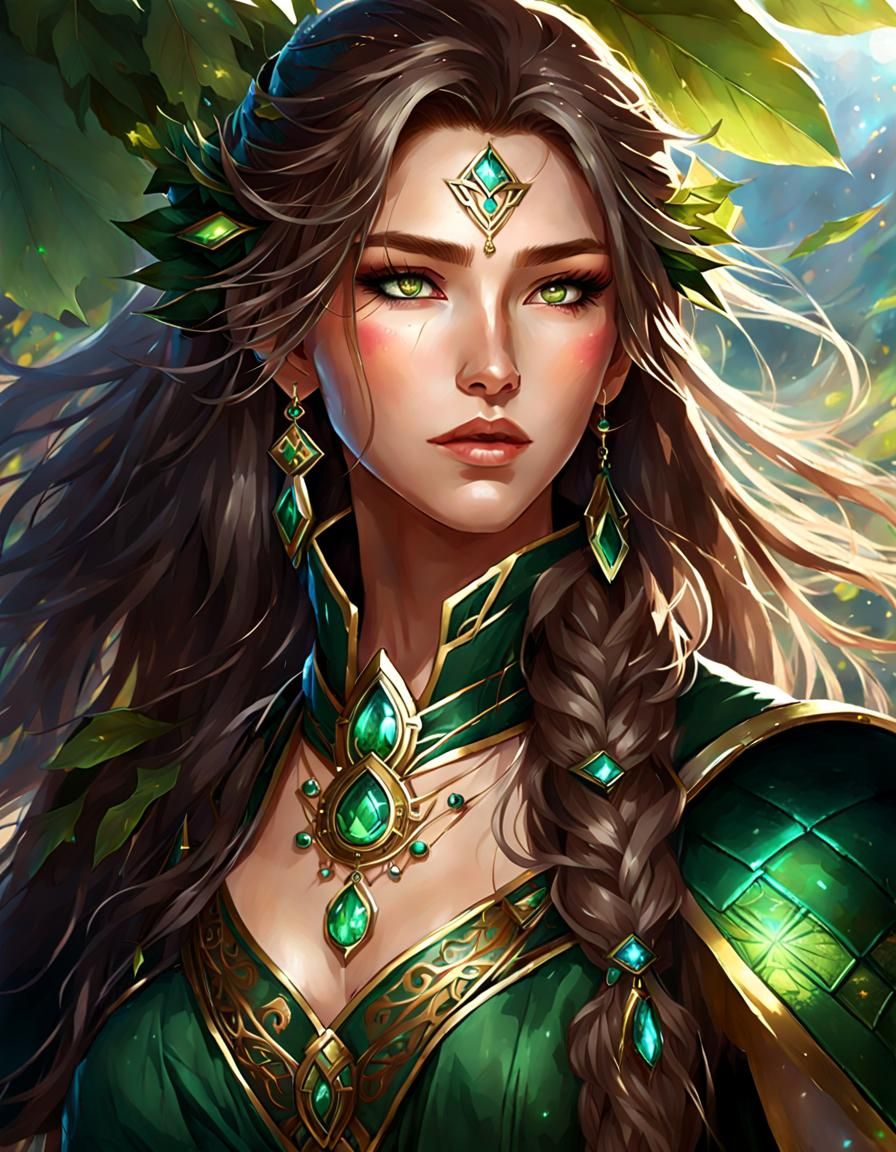 Human Artificer Girl: Animated DnD Masterpiece