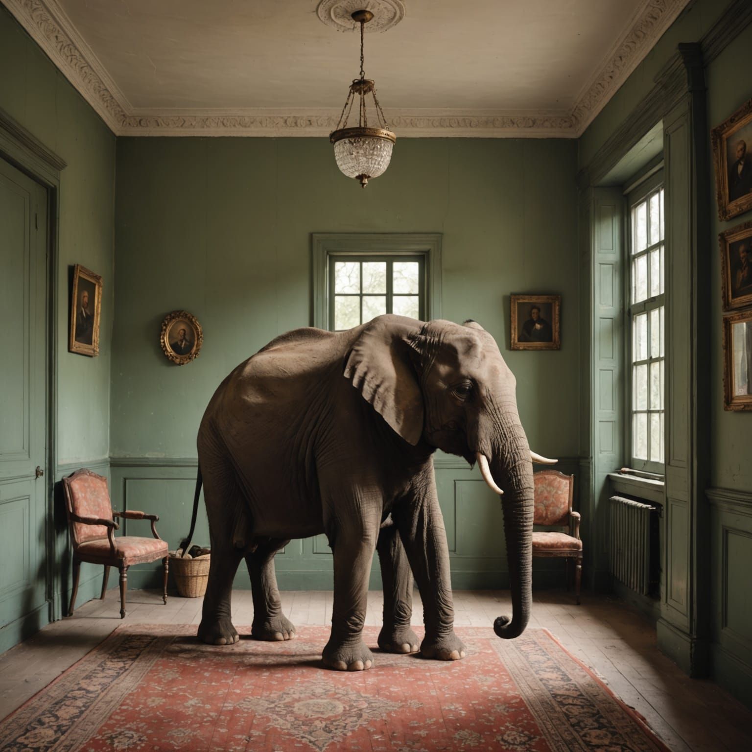 Empty Room: An Elephant-Free Interior Space