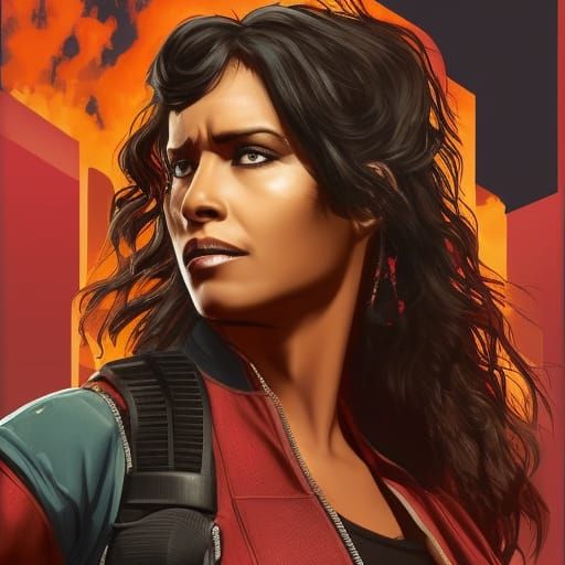 Stylized A-Team AI Rendition