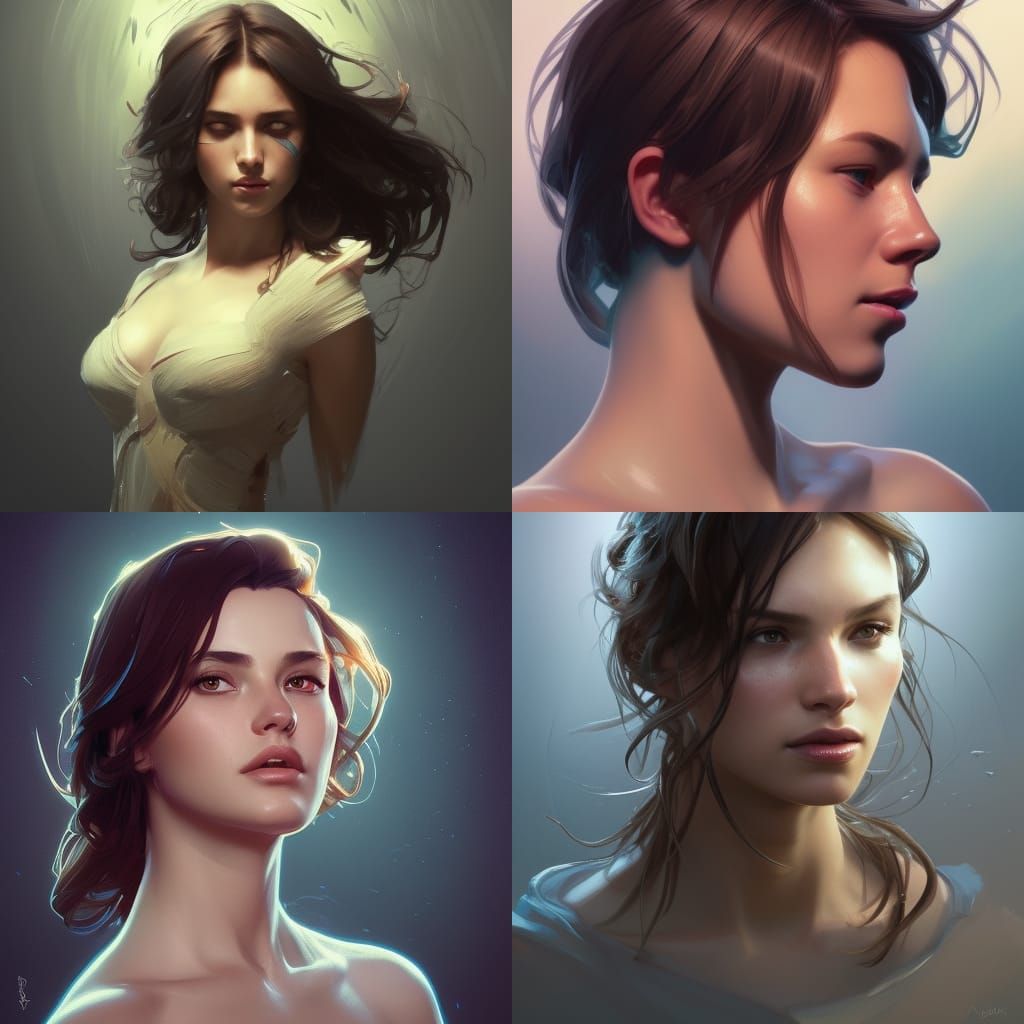 Alicia Portrait in Dynamic Lighting Style