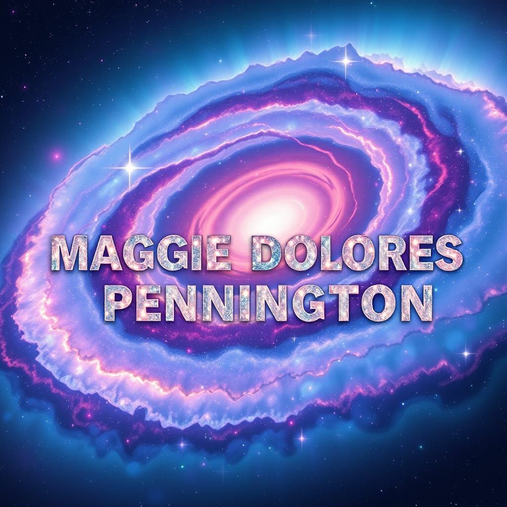 Galaxy Forms Name in Cosmic Dust and Aurora