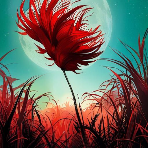 Surreal Snapdragons Ascend to Outer Space