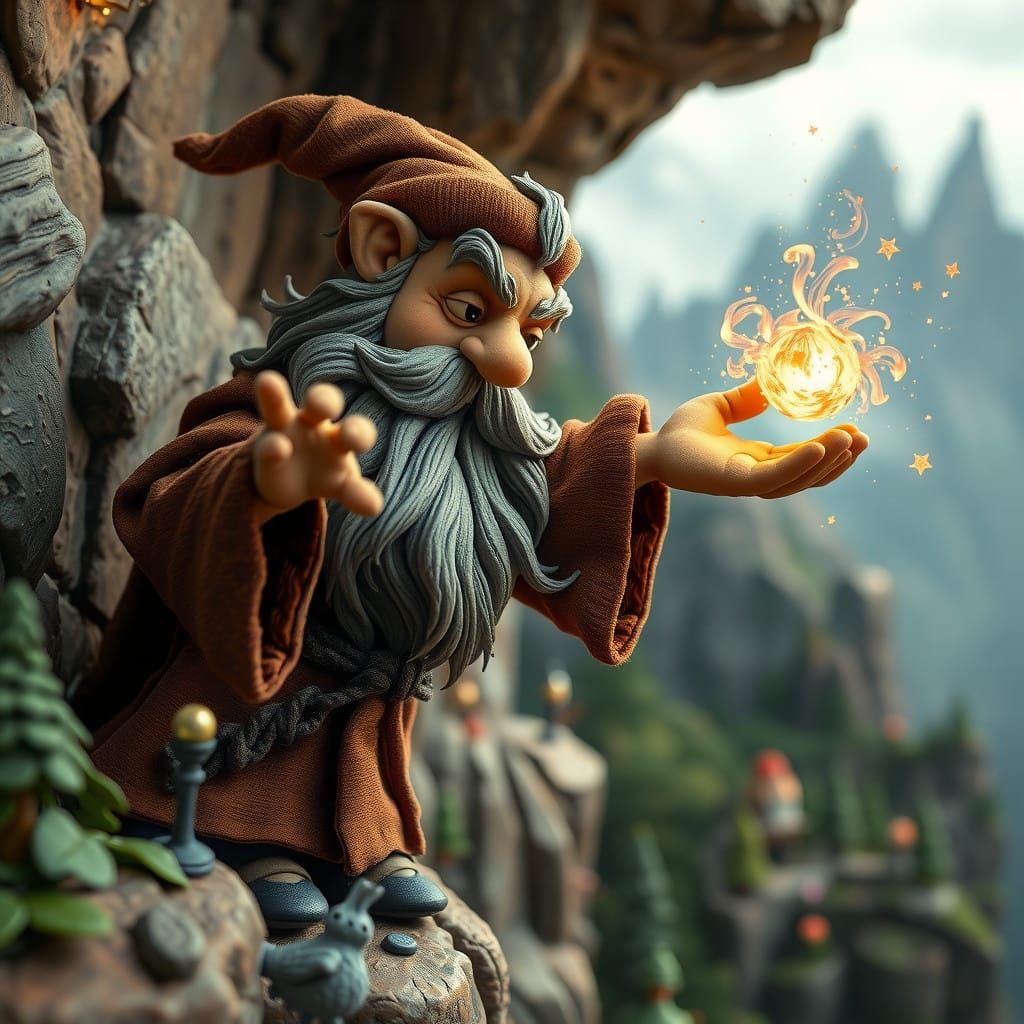 Whimsical Clay Fantasy Portal