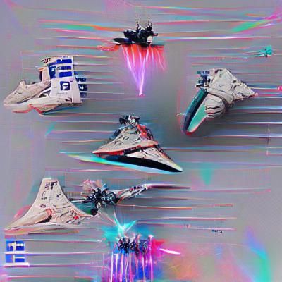 Epic Space Battle Scene