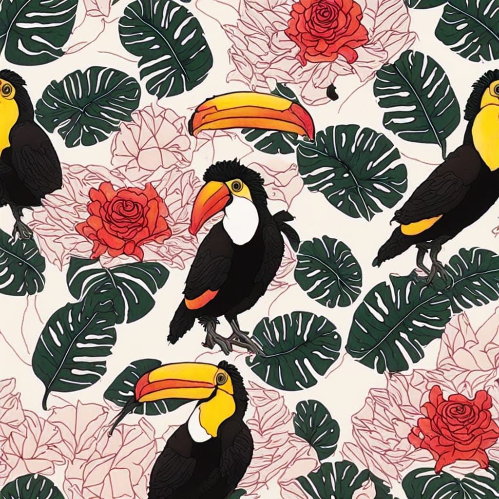 Toucan Rose Hybrid: A Botanical Avian Fusion