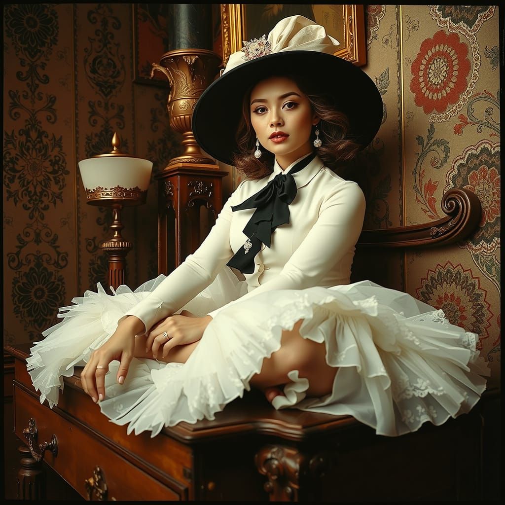 Sensuous Masterpiece of Opulent Beauty and Intensity