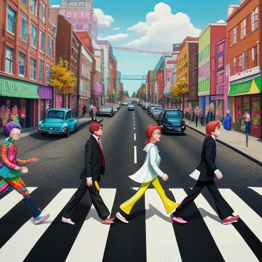 Candy-Style Bobbleheads Recreate Abbey Road