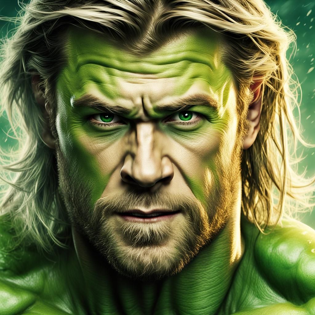 Thor Accidentally Turns Green: Matte Painting in 8K