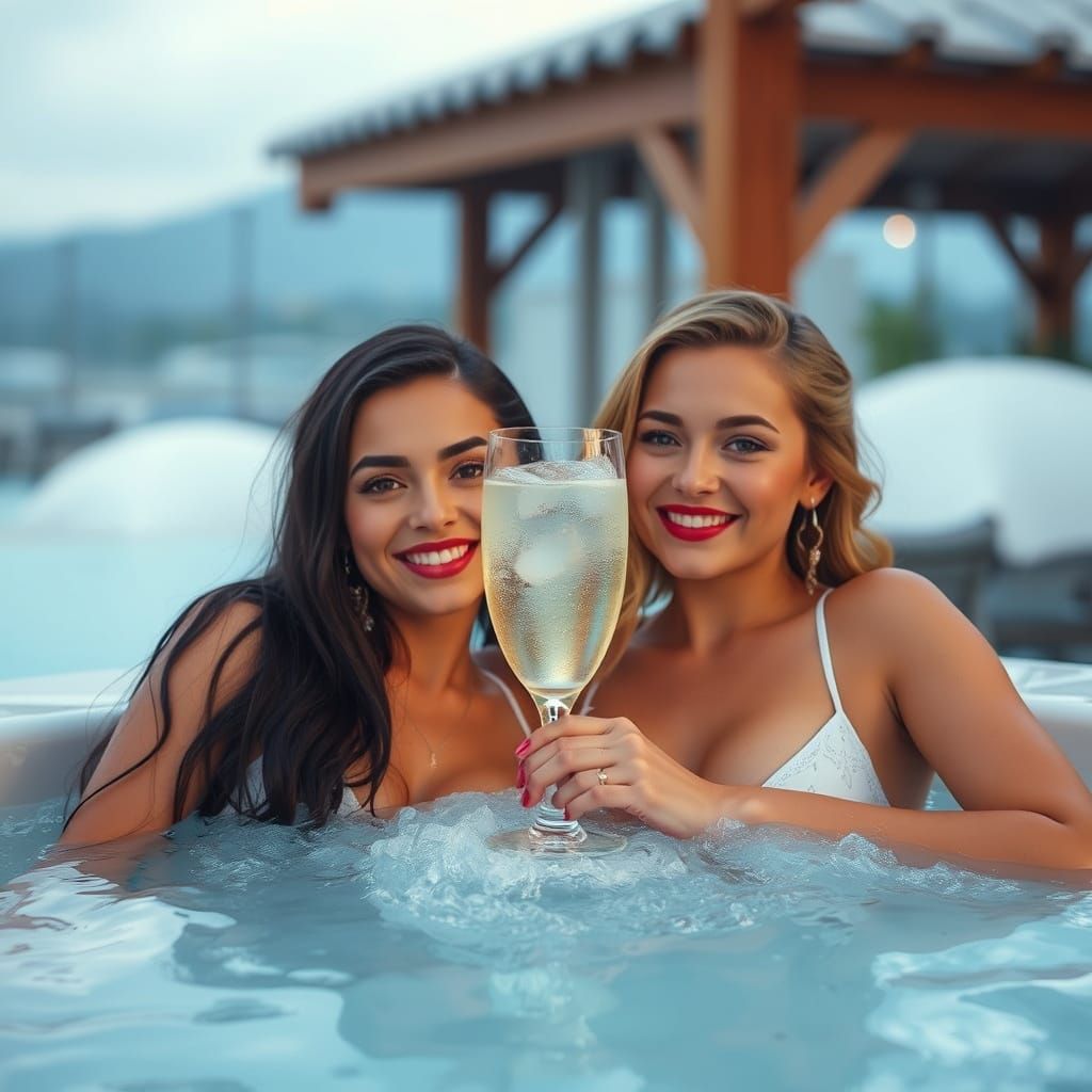 Effervescent Glass Hot Tub Sirens